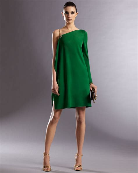 gucci green dress